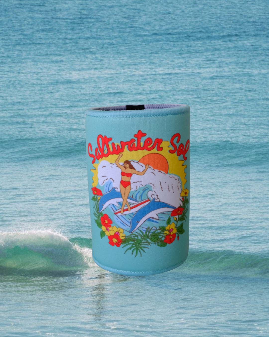 Chasing Dolphins - Stubby Cooler