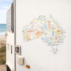 Roadtrip Icon - Large Map Sticker