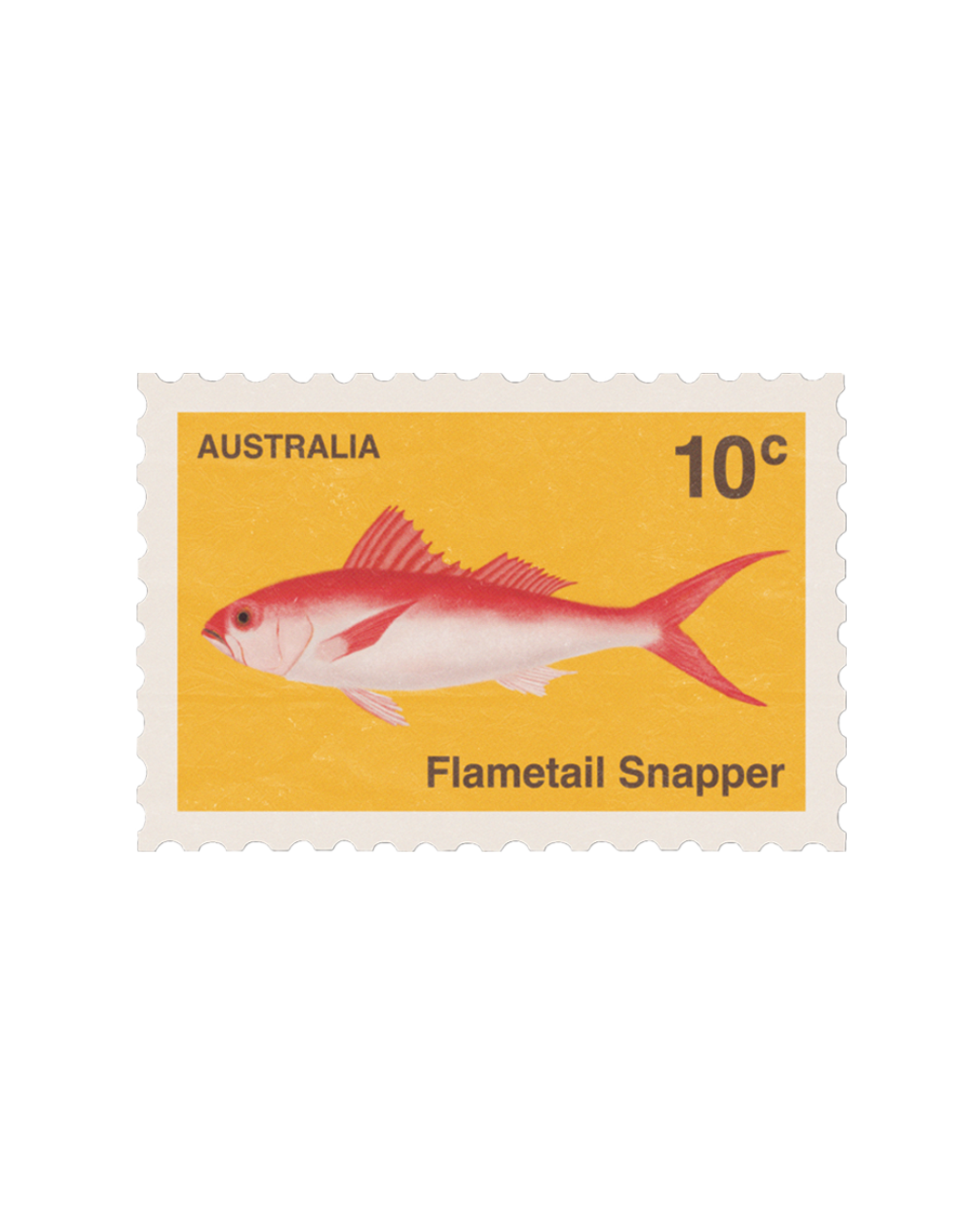 Flametail Snapper Sticker