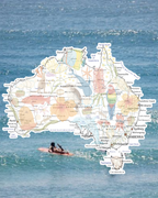 Roadtrip Icon - Large Map Sticker