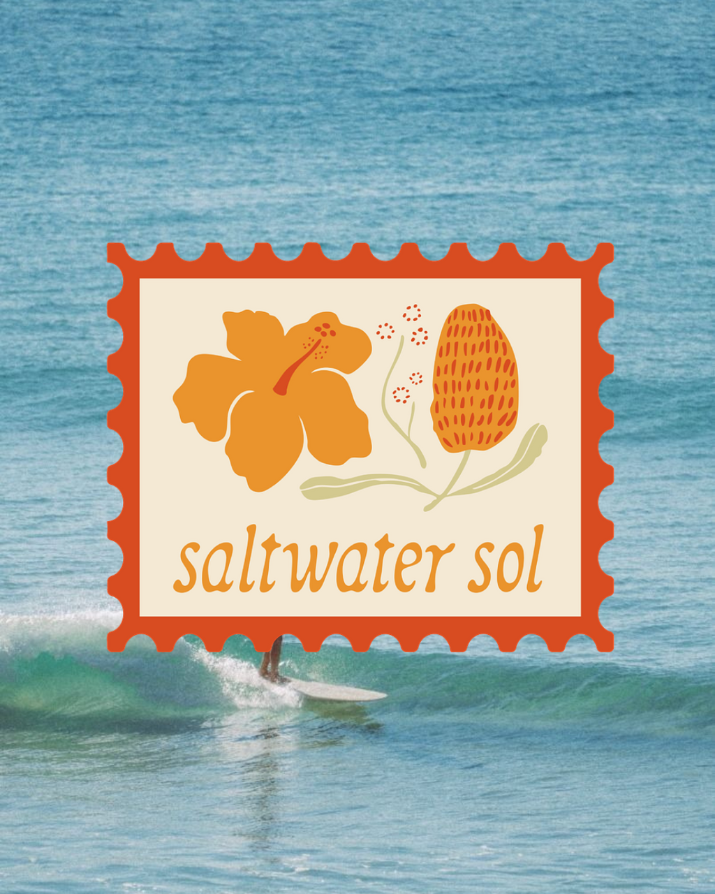 Saltwater Sol Sticker - Small
